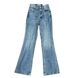 Pacsun High Rise Bootcut‎ Jeans Women 23 Button Fly Tall Cowgirl Rodeo Stonewash